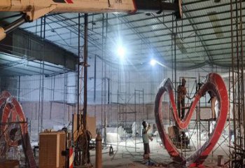 馬尾景觀love雕塑選定，美陳雕塑，現代燈光love雕塑優選