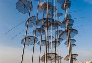 倉山步行街雨傘雕塑