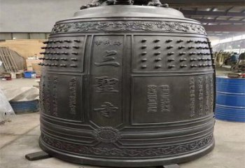 慶陽三圣寺銅鐘雕塑-鑄銅鐘雕塑-平直形結(jié)構(gòu)