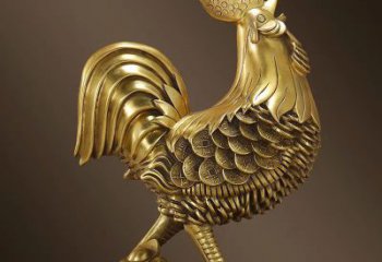 白云園林小雞雕塑，文化標(biāo)識(shí)，電鍍工藝