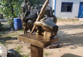 龍華手握鋼筆雕塑，街道標(biāo)識(shí)，玻璃鋼手握鋼筆雕塑廠家