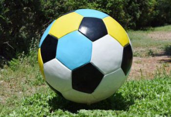 新樂籃球雕塑觀賞型，戶外擺放，玻璃鋼籃球雕塑定制廠家