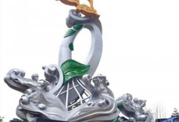 承德蘭花雕塑承接，城市裝飾，大型蘭花花朵雕塑公司