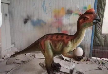 新樂抽象恐龍雕塑制造，動物雕塑，玻璃鋼恐龍雕塑展品