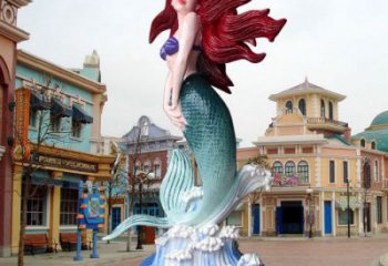 邢臺水景美人魚雕塑