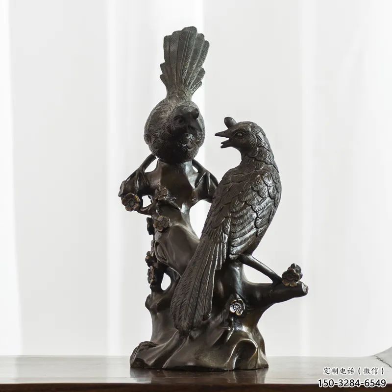 平頂山園林喜鵲雕塑
