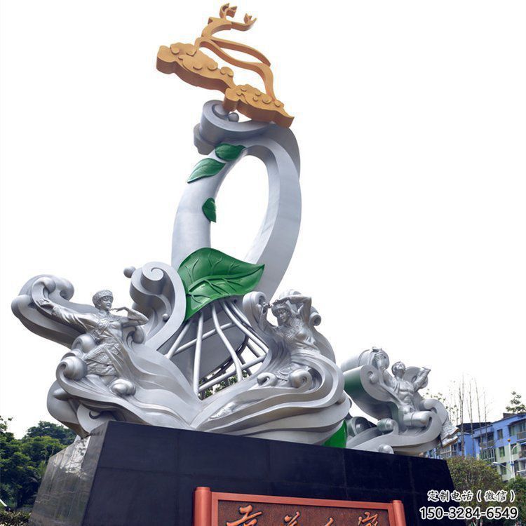 宜昌蘭花雕塑承接，城市裝飾，大型蘭花花朵雕塑公司