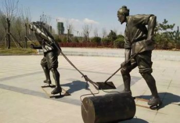 齊齊哈爾民俗農(nóng)夫雕塑