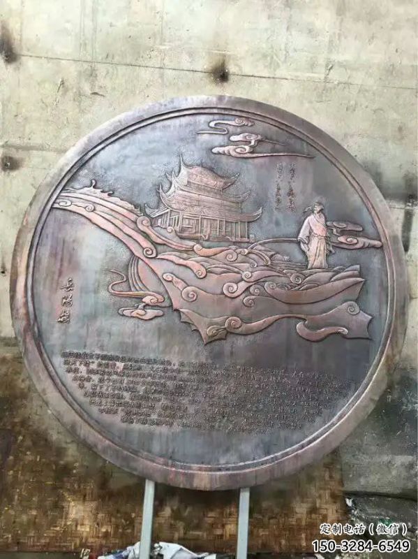 常州純銅浮雕專供，城堡雕塑，城堡浮雕生產廠家