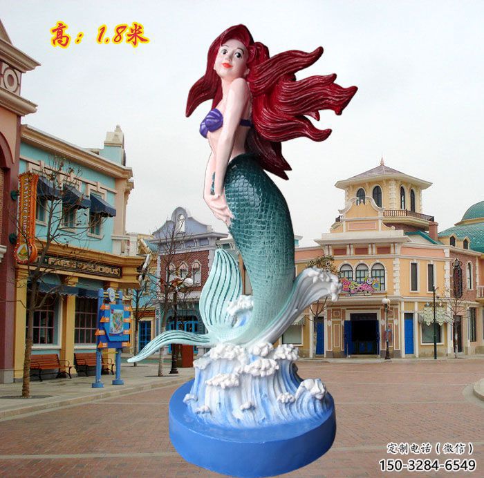 鎮(zhèn)江水景美人魚(yú)雕塑