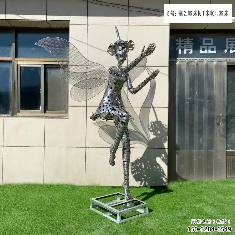 鹽城現代鏤空舞者雕塑承接，歐式風格，鐵藝跳舞雕塑精選