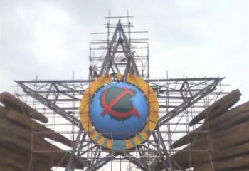 黃岡公園五角星雕塑