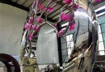 吉林梅花雕塑工廠優選，城市裝飾，景觀梅花雕塑供給