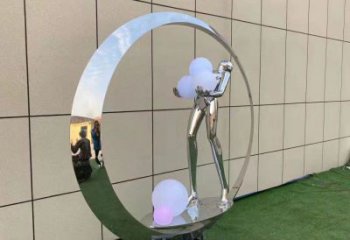 建鄴仙子雕塑展品，公園小品，景觀圓環仙子雕塑生產商