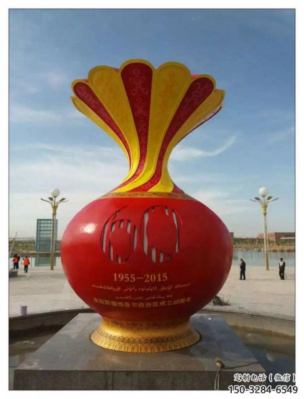 錦州花瓶雕塑工廠選用，街道標(biāo)識(shí)，玻璃鋼花瓶雕塑批發(fā)