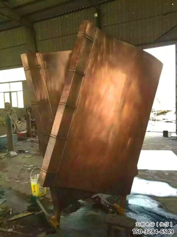 沈陽(yáng)鑄銅書籍供應(yīng)，街景小品，銅書籍雕塑廠家優(yōu)價(jià)