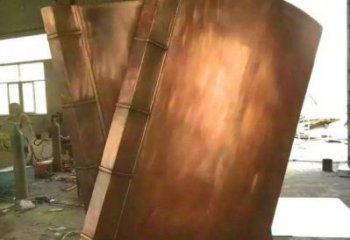 南昌鑄銅書(shū)籍供應(yīng)，街景小品，銅書(shū)籍雕塑廠家優(yōu)價(jià)