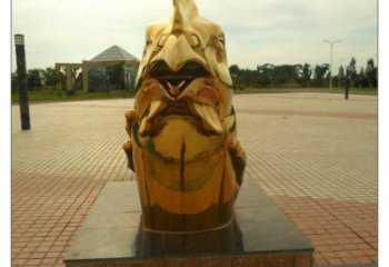 海原不銹鋼生肖雕塑，鍍鈦工藝，公園廣場戶外擺放