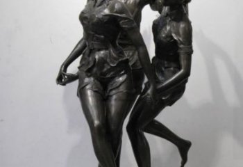 靈武住宅小區(qū)跳舞雕塑