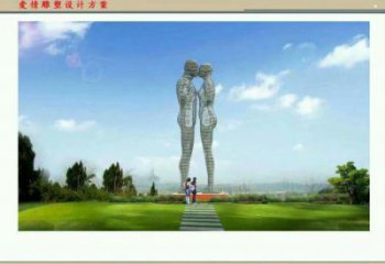 城西鏤空人物雕塑承接，陸地?cái)[件，鐵藝字母人物雕塑制造商