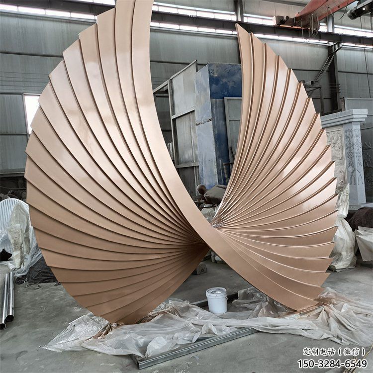 甘孜羽翼雕塑常用，景觀概念，不銹鋼羽翼雕塑展品