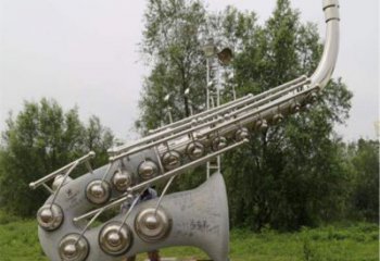 西安街頭薩克斯雕塑