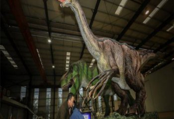 那曲戶外恐龍雕塑通用，多彩藝術，景觀玻璃鋼恐龍雕塑供應