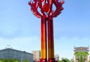 博爾塔拉街道精神堡壘雕塑