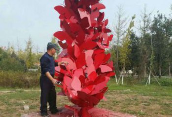 萬州公園花環雕塑